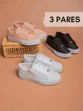 Kit 3 Pares de Tênis Feminino Donna