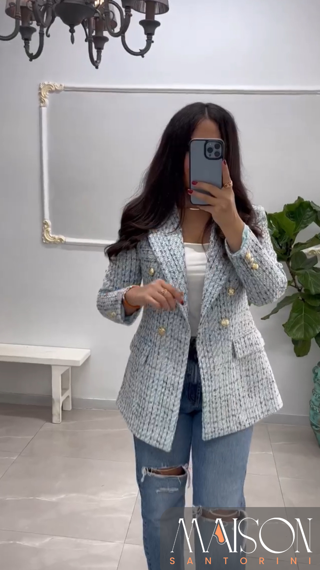 Blazer Santorini Mariah