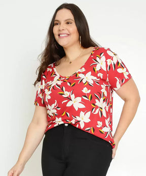 Blusa Miriam Estampa Flores