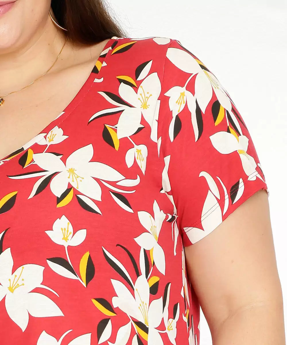 Blusa Miriam Estampa Flores