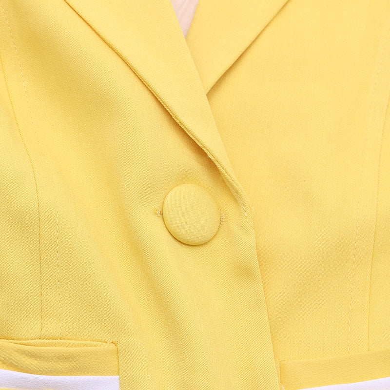 Blazer Santorini Nick - Amarelo