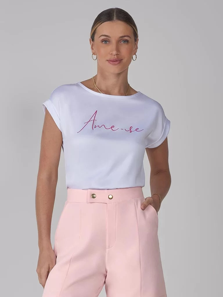 Blusa Feminina Ame-se Leni