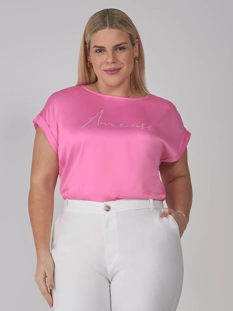 Blusa Feminina Ame-se Leni