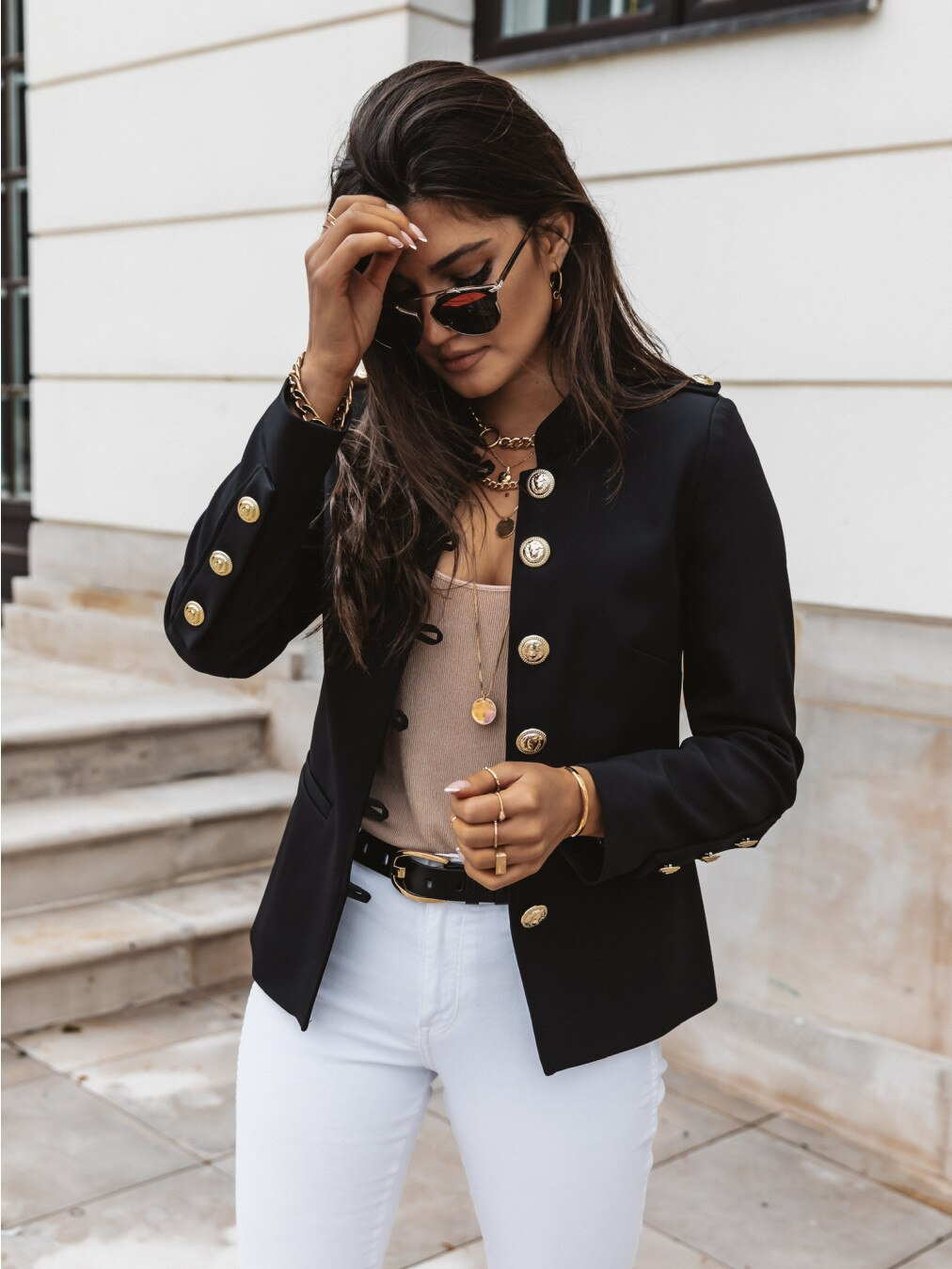 Blazer Santorini Sara - Black